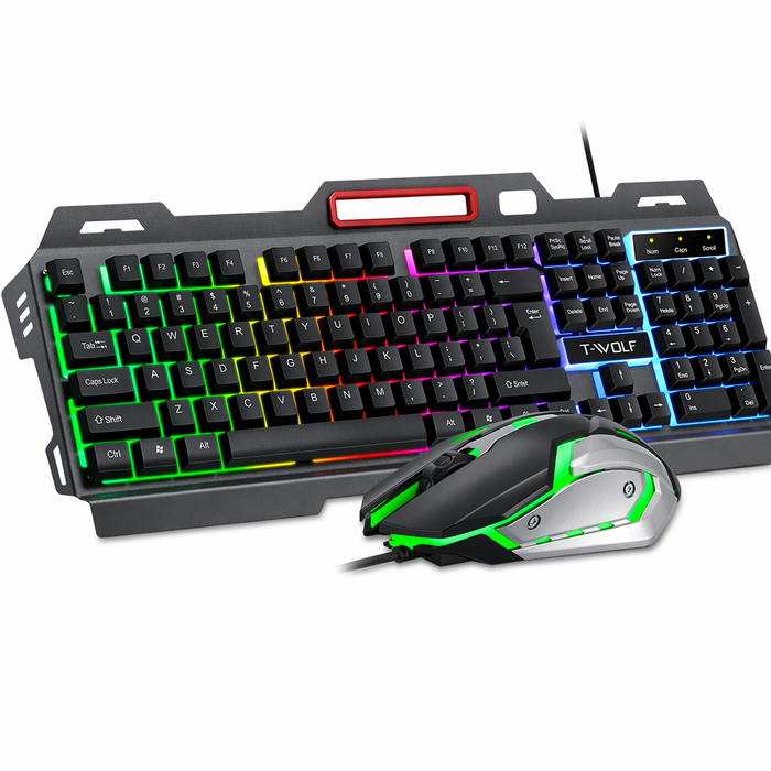 RGB Gaming Keyboard and Mouse Set - Ninja Edition Default
