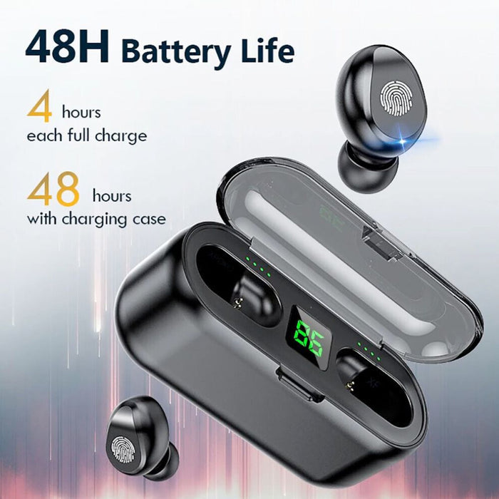 Smart Touch Ninja Dragon Bluetooth Earphones: Experience Wireless Audio Brilliance: black, dark gray wireless earbuds with ch