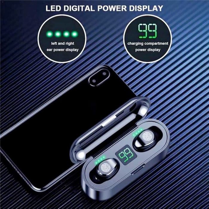 Smart Touch Ninja Dragon Bluetooth Earphones: Experience Wireless Audio Brilliance: black, dark gray wireless earbuds with ch