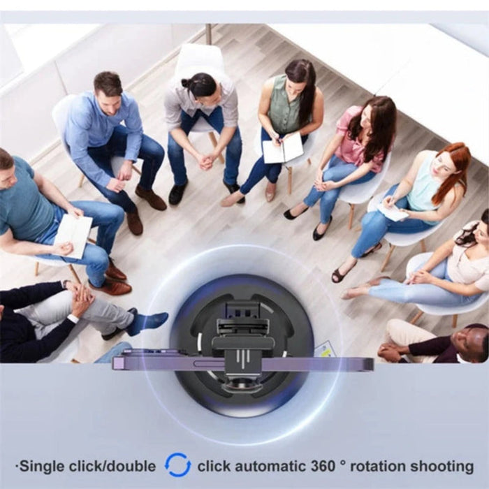 SmartTrack Stabilizer: Precise Facial Tracking with Detachable Selfie Light: black, dark gray small camera-like electronic de