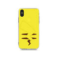 Soft TPU Cute Phone Case with Accurate Cutouts: bright yellow, dark brown Pikachu-inspired lightning bolt graphic, cartoon st