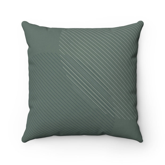 Sophisticated Forest Green Decorative Cushion, Available in 4 Sizes: dark muted green, gray-green throw pillow, minimal style