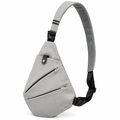 Spacious sholder bag Gray