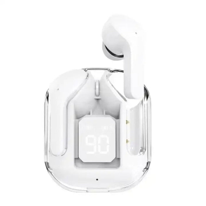 Sports Dragon 6 Wireless Earphones: neon green, black wireless earbuds with charging case, futuristic style