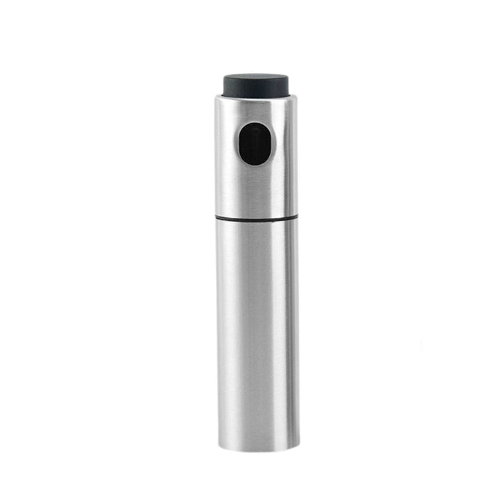 Sprayer Bottle for Olive Oil: silver, black manual grinder or dispenser, minimal modern style