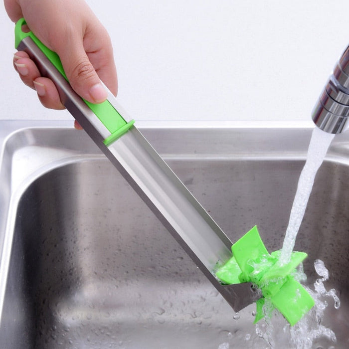 Stainless Steel Melon Slicer: green, silver watermelon, functional kitchen utensil style