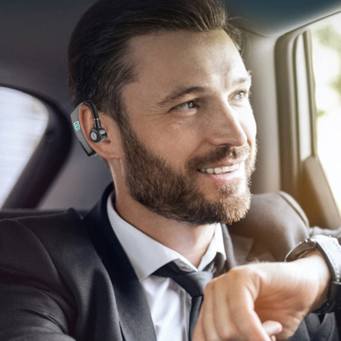 Stealth Dragon 9 Wireless Earbud with Bluetooth 5.1: black, dark gray Bluetooth-style single-ear headset/earpiece, modern tec