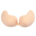 Strapless Enhancing Bra for a Flattering Silhouette: beige, peach adhesive bra cups, minimal style