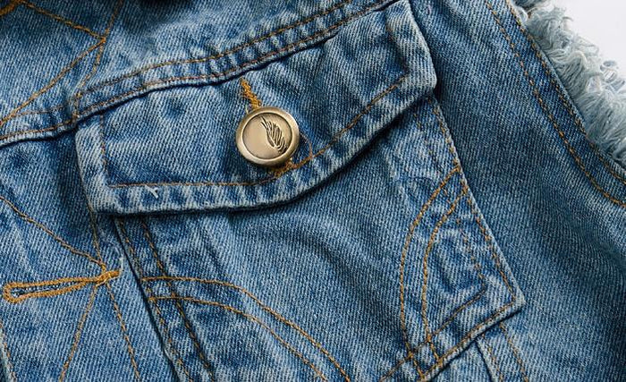 Street Style Denim Vest for Men: blue, gray sleeveless denim vest, casual distressed style