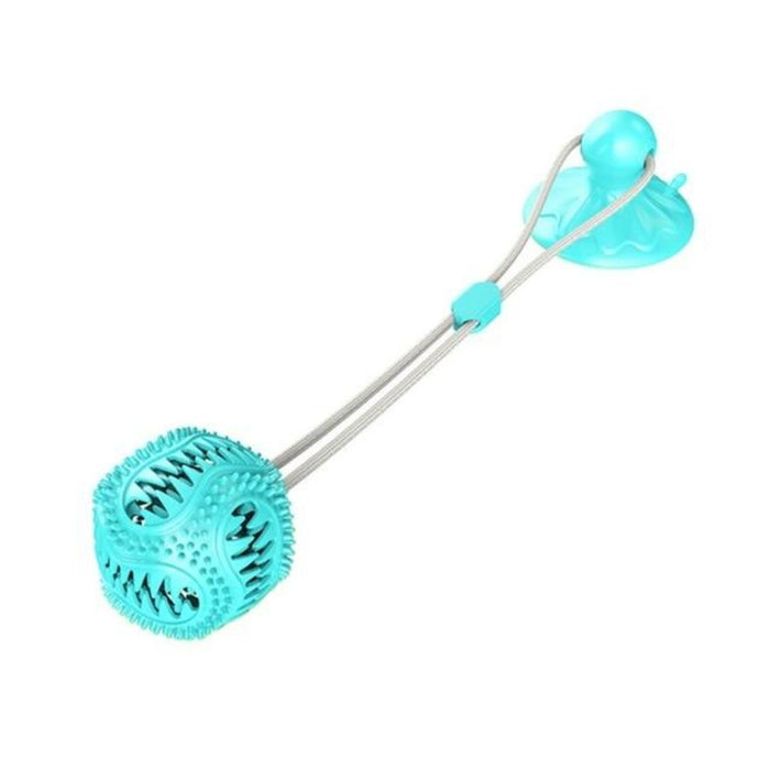 Suction Cup Dog Chew Toy: green, pink dog toy, functional pet accessory style