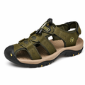 Summer Open-Toe Sandals for Men Green
