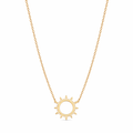 Sunlit Pendant Necklace Gold