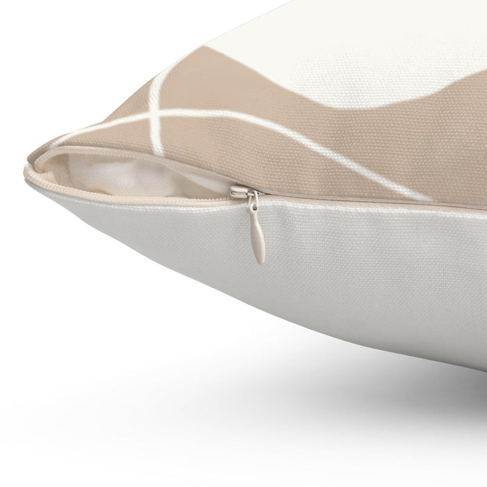 Sunshine Reversible Cushion, Home Decor Accessory in 4 Different Sizes: off-white, beige throw pillow, minimal abstract style