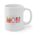 The Ultimate Mother Ceramic Mug 11oz: white, multicolor mug, minimal style