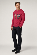 Toys Soldiers Sweatshirt for Men Red