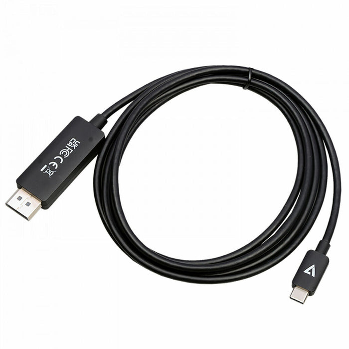 USB C to DisplayPort Adapter V7 V7USBCDP14-2M        (2 m) 8K Ultra HD