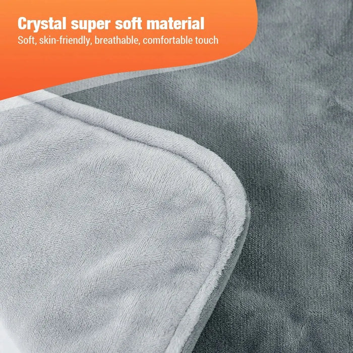 USB Heat Pad for On-The-Go Warmth: gray, orange rectangular electric heating pad, minimal style