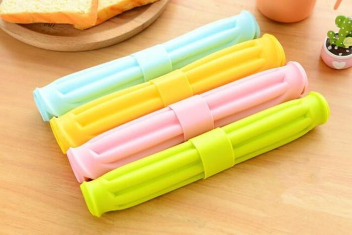 Vibrant Heat Resistant Kitchen and Table Mats Set of 4: yellow, pink drying mats/draining trays, minimal style