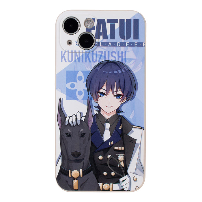 Wanderer Genshin Impact Phone Cases: white, black anime-style male characters, anime, graphic style