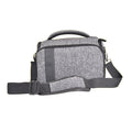 Water-Resistant Camera Case for Travel: heather gray, black camera bag, minimal style