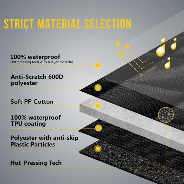 Water-Resistant Coverings for Car Seats that Protect Your Pets: black, gray dog, practical pet travel accessory style