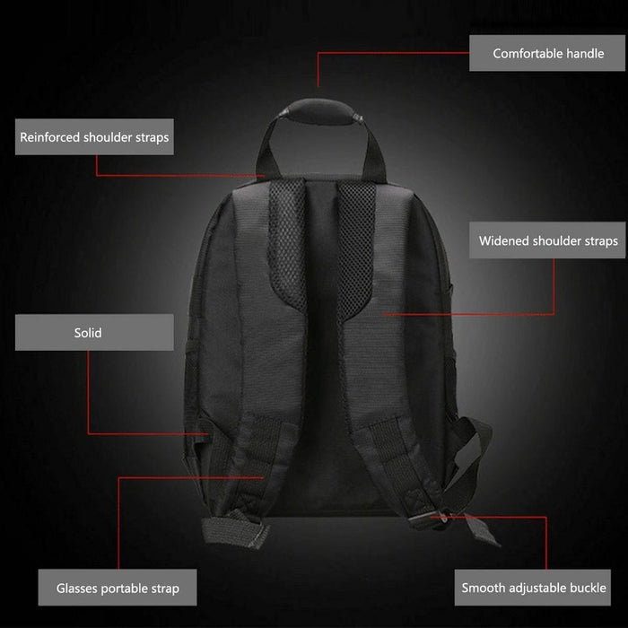 Waterproof Camera Backpack for All-Weather Conditions: black, green camera backpack, functional protective camera gear bag st
