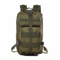 Waterproof Outdoor Backpack for Hiking and Camping with Military-Inspired Design Army green