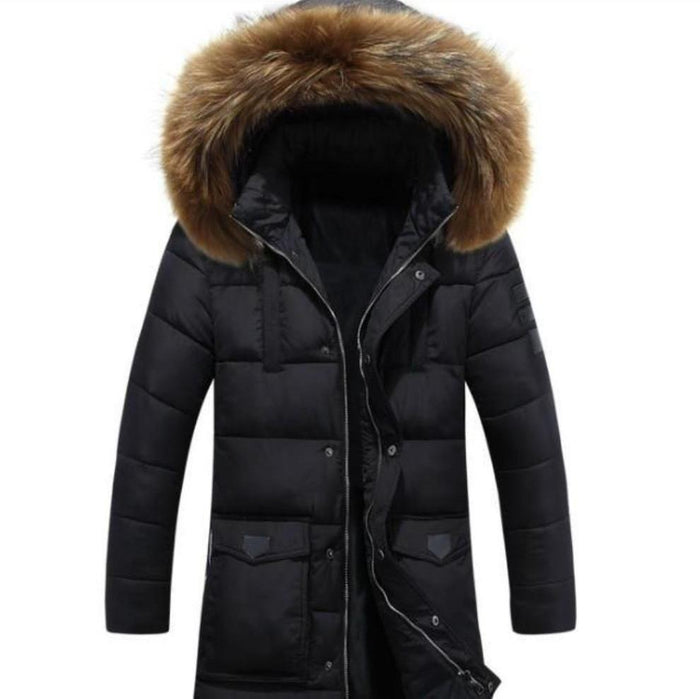 Winter Hooded Jacket for Men: olive green, dark brown hooded puffer jacket, casual winter outerwear style