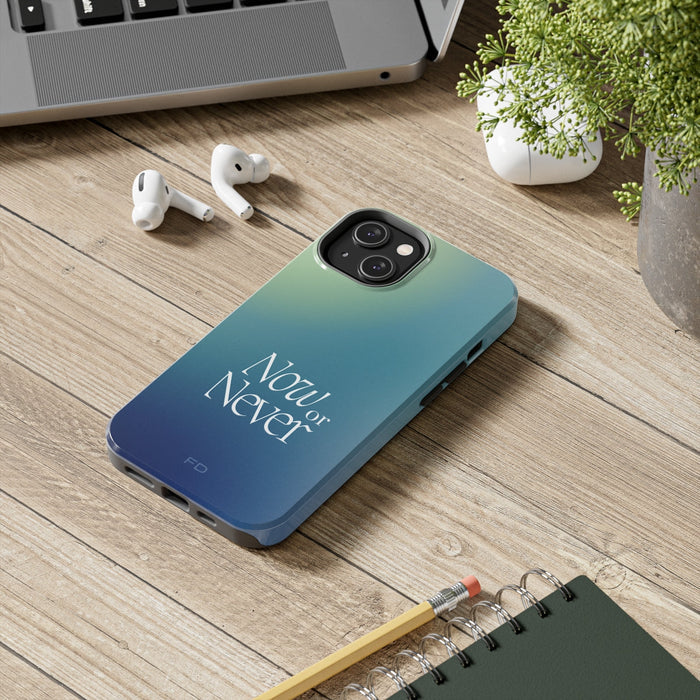 Wireless Charging Enabled iPhone Case, Limited Edition: teal, blue smartphone case, minimal style
