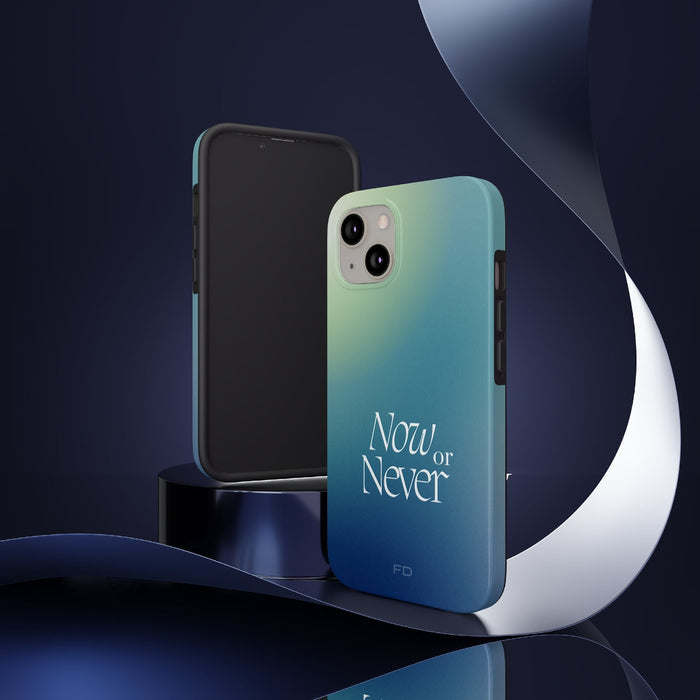 Wireless Charging Enabled iPhone Case, Limited Edition: teal, blue smartphone case, minimal style