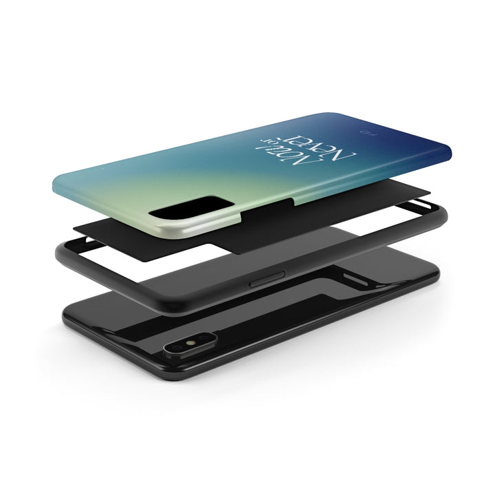 Wireless Charging Enabled iPhone Case, Limited Edition: teal, blue smartphone case, minimal style