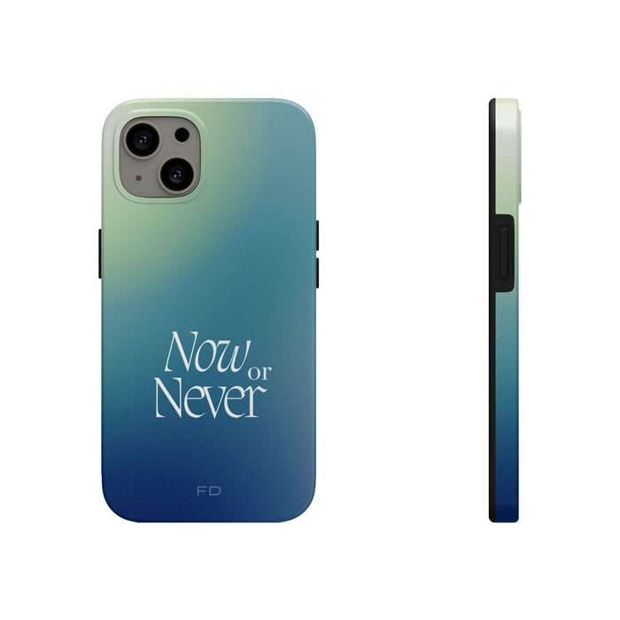 Wireless Charging Enabled iPhone Case, Limited Edition: teal, blue smartphone case, minimal style