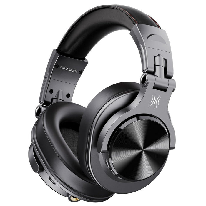 Wireless Fusion Headphones with Bluetooth Connectivity: silver, brown over-ear headphones, modern premium style