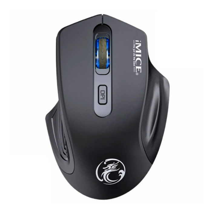 Wireless Silent Bluetooth Mouse, Dragon Edition: black, dark gray wireless computer mouse, modern gaming-style style