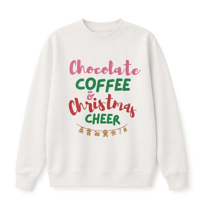 Women's Festive Joy Pullover White