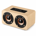 Wooden Retro Bluetooth Speaker with Vintage Design Wood