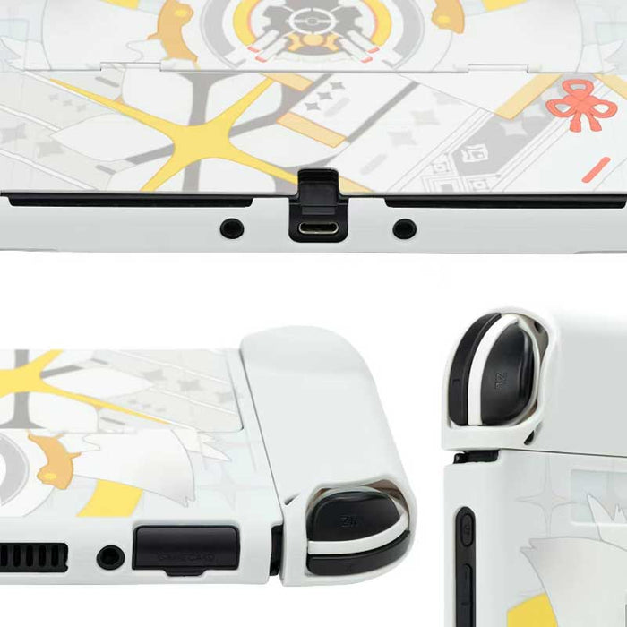 Xenoblade 3 Switch Accessories, Game in Style!: black, red red futuristic robot/mecha graphic, cartoon sci-fi style
