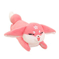 Yae Miko Plush for Genshin Impact: pink, white pink fox-like character, kawaii cartoon style