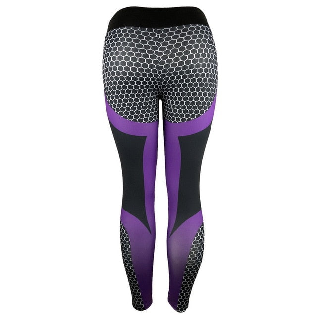 Yoga Leggings with Built-In Push Up for Fitness Training: black, white leggings, athletic style