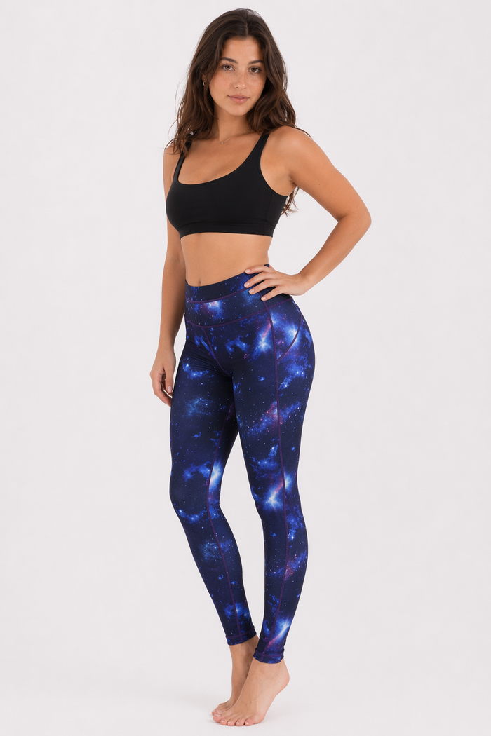 Yoga Leggings with Cosmic Design Default