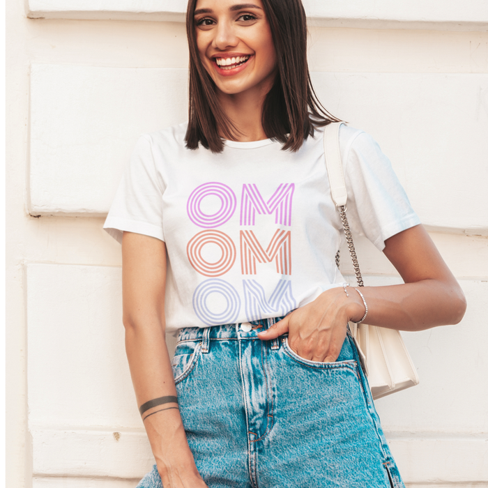 Yoga T-Shirt for Women, Empower Your Mind and Body with Style: black, purple graphic T-shirt, graphic, retro style