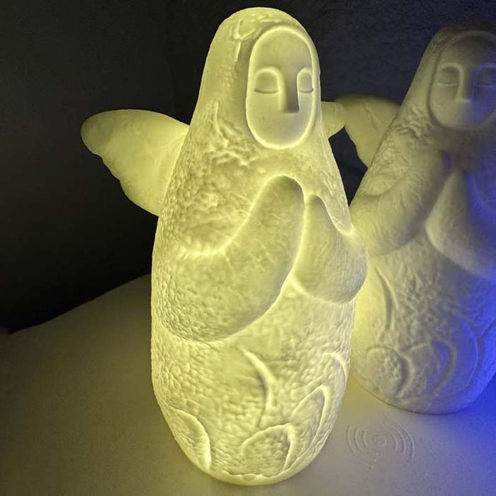 Zelda-inspired Hylia & Horned LED lamps: purple, yellow owl and other animal figures, cartoon style