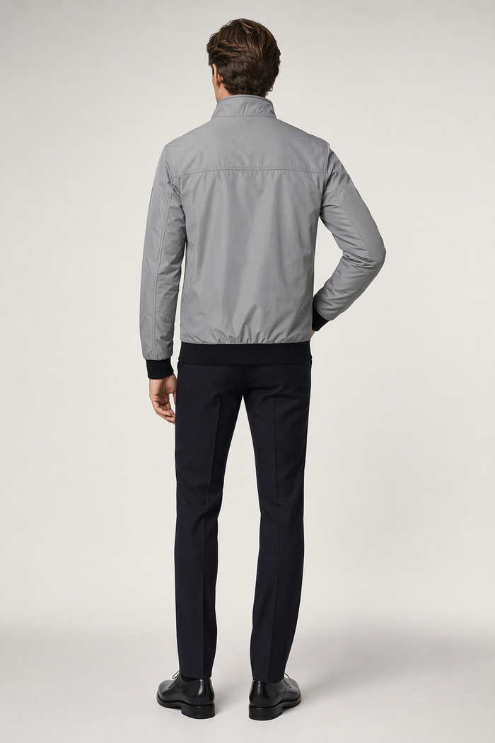 Zip-Up Pilot Jacket for Men Default